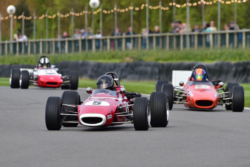 Steve Nichols, Chevron-Ford B17, Derek Bell Cup, a twenty minute race featuring single seater 1-litre Formula 3 cars that competed in the years 1964 -