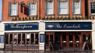 A Wetherspoon public house, The Ernehale in Arnold, Nottingham, England, U.K.