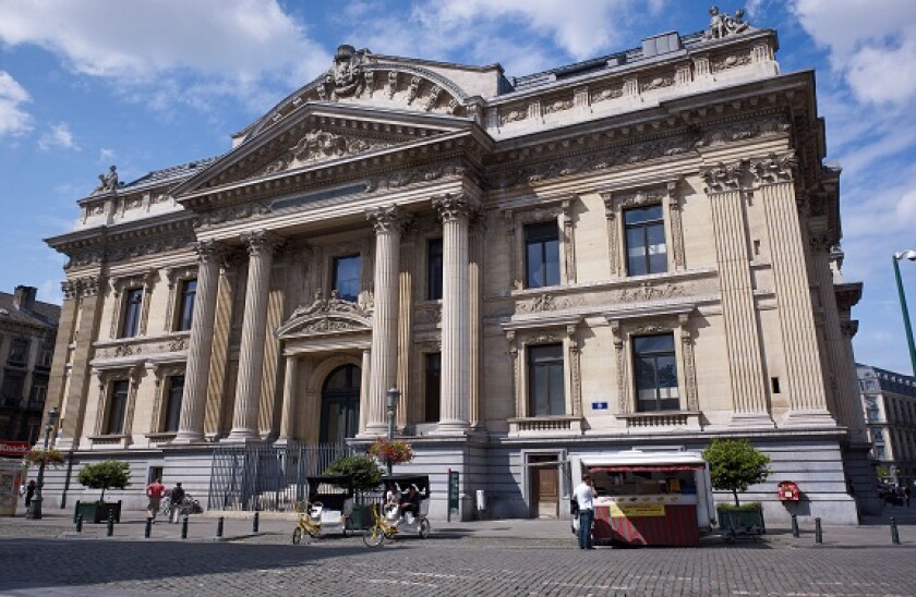 Euronext Stock Exchange Brussels Brabant Belgium