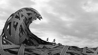 Business path challenges and uncertainty as a corporate crisis or transportation confusion as a pathway strategy.