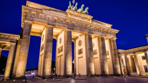 Brandenburg Gate in Berlin, Germany. Brandenburg Gate in Berlin, Germany.