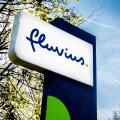 The Fluvius utility company for gas, electricity and sewers in Kortrijk, West Flanders, Belgium, 10 April 2025