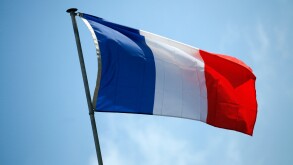 French flag, Paris, France, Europe