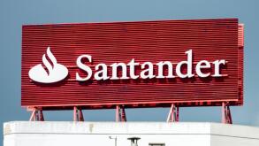 Santander Bank logo, Spain
