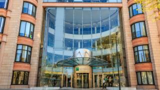 A daytime view of the BNP Paribas Corporate London Office, London England UK