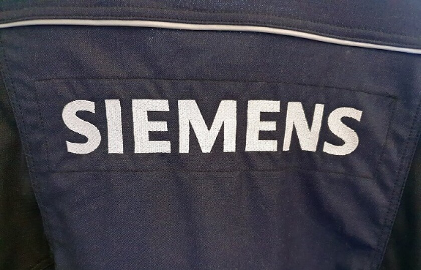 Siemens logo on cloth from Adobe 12Feb20 575x375