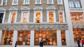 Louis Vuitton shop in New Bond street, London,