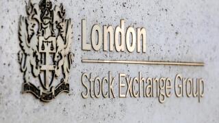 Logo of the London Stock Exchange Group, London Stock Exchange, Financial District, London, United Kingdom