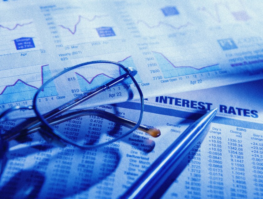 SPECTACLES ON FINANCIAL PAPER