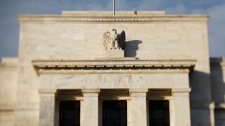 Federal Reserve building selective focus detail - Washington, DC