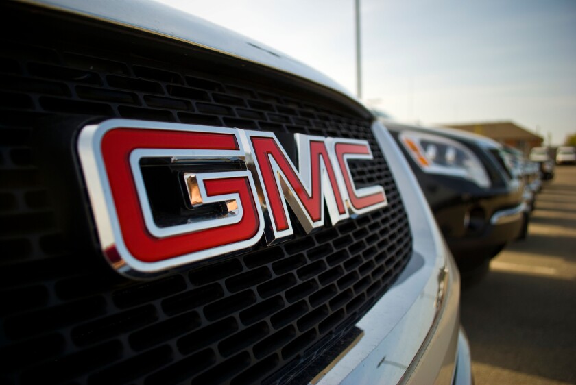 The GMC emblem.