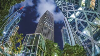 Tokyo Shinjuku of skyscrapers night view