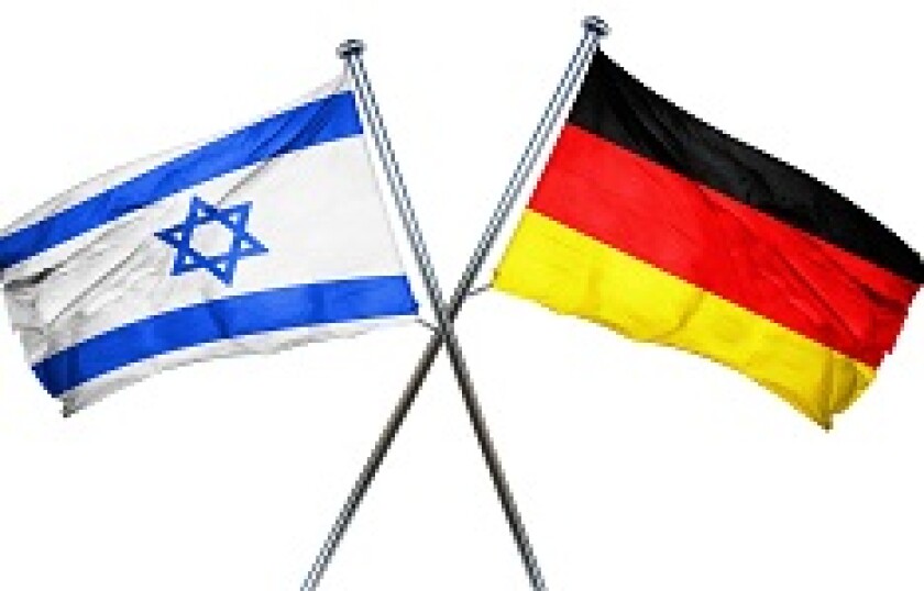 Germany Israel Flags