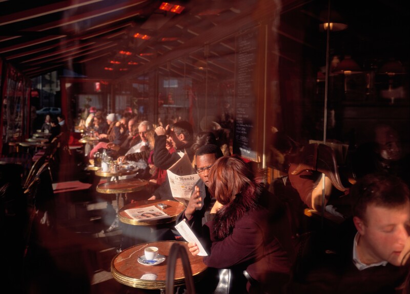 Sunday afternoon, Saint Germain des Pres, Paris.