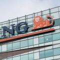 A logo sign outside of an office building occupied by the ING Group in Amsterdam, Netherlands on October 4, 2015.