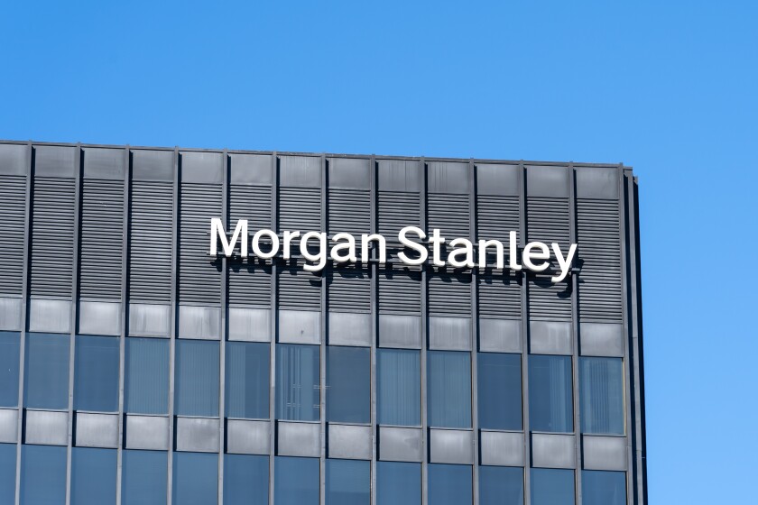 Beverly Hills, CA, USA - July 11, 2022: Morgan Stanley Financial