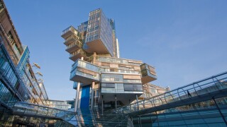 FEDERAL STATE BANK, NORDDEUTSCHE LANDESBANK, NORDLB, BANK BUILDING, HANOVER, LOWER SAXONY, GERMANY. Image shot 2010. Exact date unknown.