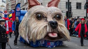 Dog float for Metro Bank at the Lord Mayor of London Parade