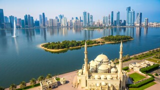 United Arab Emirates, UAE, Middle East, Sharjah, City, Al Noor, architecture, bay, city, construction, development, emirates, fo