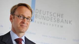 The new German central bank (Bundesbank) president Jens Weidmann poses during his accession to office at the Bundesbank headquarters in Frankfurt, Germany, 2 May 2011. Photo: Boris Roessler