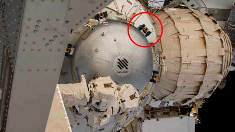 The location where the SEAQUE device will be housed on the ISS