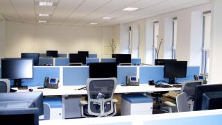 Empty office interior