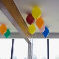Balloons on ceiling