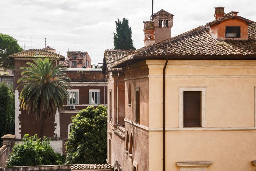 Rome, Italy. Typical architectural details of the old city