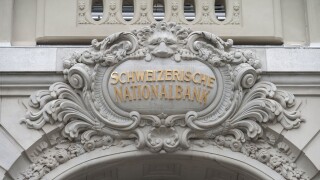 Facade of the Swiss National Bank (SNB) in Berne, Switzerland's capital.