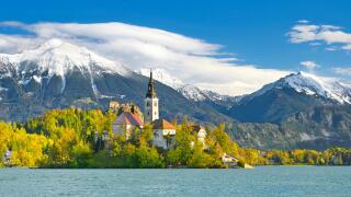 Lake Bled, Julian Alps, Slovenia