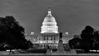 United States Capitol Building at night, Washington, DC