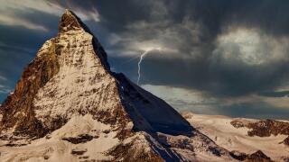 Storm clouds over Matterhorn