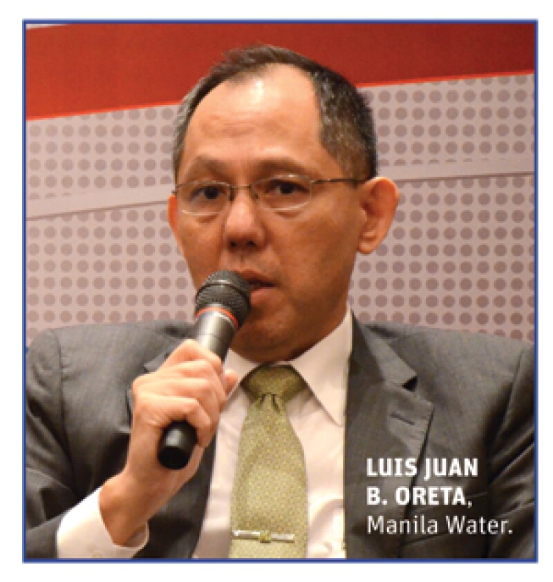 Luis Juan Oreta, Manila Water