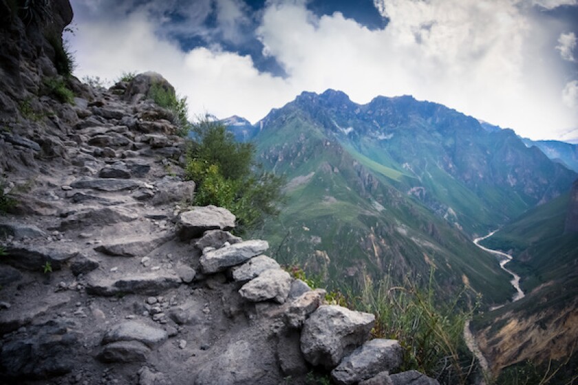 LatAm, Peru, Colca Canyon, Precipice, abyss, fall, slump, scary, 575