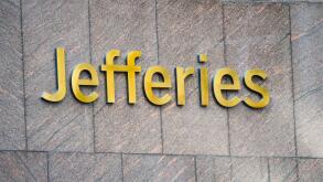 New York, NY - April 9, 2023 : Jefferies Group independent investment bank and financial services company headquarters in Midtown, Manhattan.