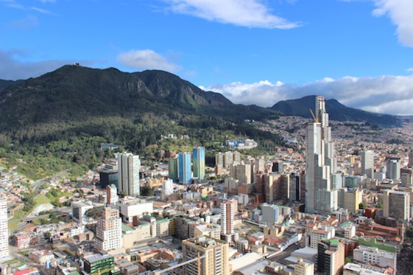 Bogota, Colombia, CAF, covid-19, 575, downtown, centro