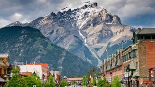 Banff Town, Banff, Alberta, Canada