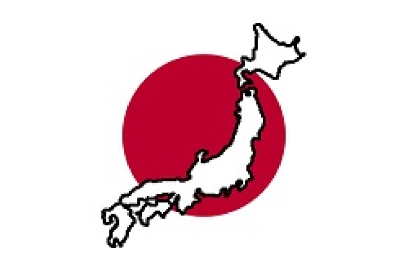 Japan and flag