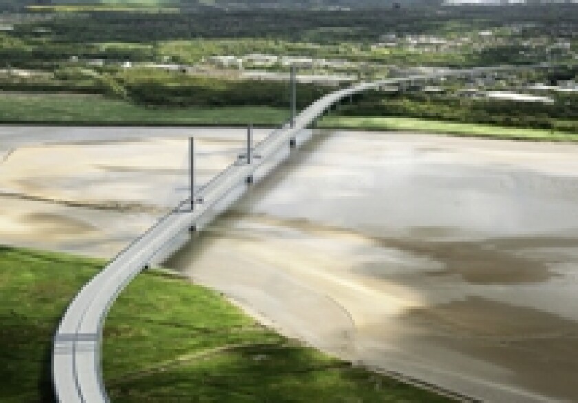 Mersey Gateway artist's impression for new website