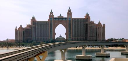 The Atlantis luxury hotel, The Palm, Dubai, UAE