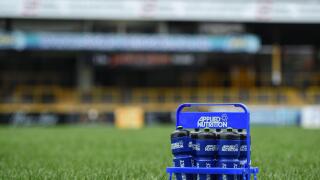 Castleford, England - 17th February 2024 - Wigan Warriors sponsor Applied Nutrition.  Rugby League Betfred Super League Round One, Castleford Tigers vs Wigan Warriors at The Mend-A-Hose Stadium, Castleford, UK
Dean Williams