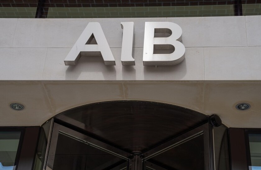 Dublin 2, Dublin, Ireland June 28th 2021. AIB Head  Office Sign on Molesworth Street