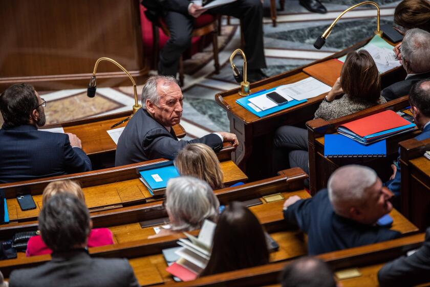 FRANCE-POLITICS-GOVERNMENT-PARLIAMENT Francois Bayrou, Prime Minister, in Parliament. Paris, February 5, 2025. PARIS ILE-DE-FRANCE FRANCE Copyright: xAndreaxSavoranixNerix FRANCE-POLITICS-GOVERNMENT-PARLI ASAVORANINERI-5