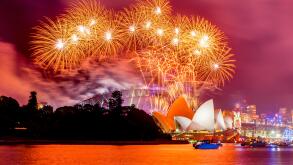 New Years Eve Fireworks and Celebration in Sydney, Australia