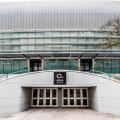 Lisbon / Portugal - 28 12 2018: The entrance of the Altice Arena on the site of the world expo 98