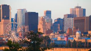 Canada, Quebec, Montreal, skyline, general view, panorama,