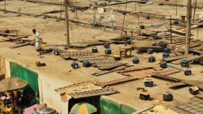 23. Lagos Metro: Generator sets of Oshodi traders on display.