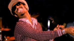 Stevie Wonder singer song writer multi instrumentalist performing on stage New York 1973. Image shot 1973. Exact date unknown.
