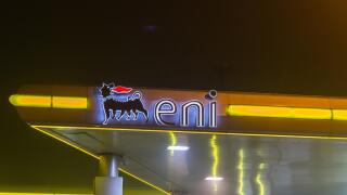 Emblem of ENI, Italy's national oil company