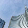 A picture of the Unicredit Tower in Milano.